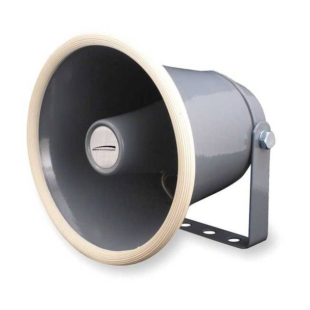 Speco Technologies PA Horn,Weatherproof,Gray,10 W SPC10