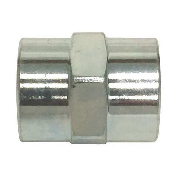 Parker Hydraulic Hose Adapter,1.13" L,6000 psi 3/8 X 1/4 GG-SS