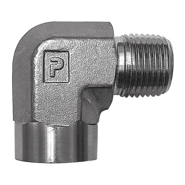 Parker Hydraulic Hose Adapter,1" L,5000 psi 1/4 CD-SS
