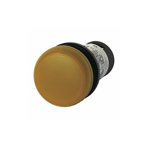 Eaton Raised Indicator Light,Yellow,24VAC/DC C22-L-Y-24