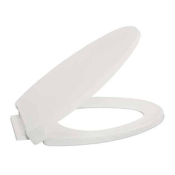 Toilet Seat With Cover, Slow Close Toilet Seat, Elongated, White