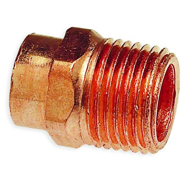 Nibco 1" NOM C x 1-1/2" MNPT Copper Reducing Adapter 604-R