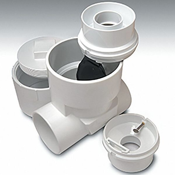 Clean Check Backwater Valve,Slip Connection,4" Pipe 97034