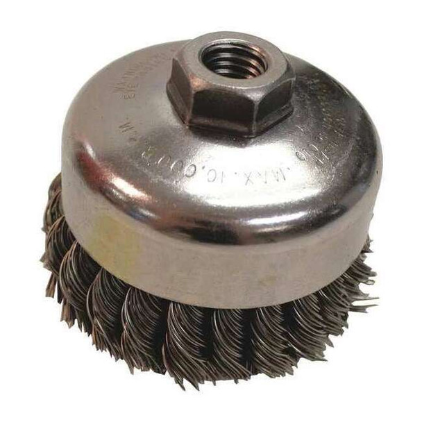 Makita Cup Brush,Knotted Wire,1/64" Brush Dia. A-98463