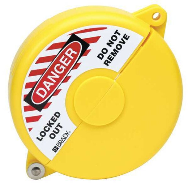 Brady Gate Valve Lockout,Fits Sz 5 to 6-1/2 65592 Brady Gate Valve Lockout,Fits Sz 5 to 6-1/2 65592