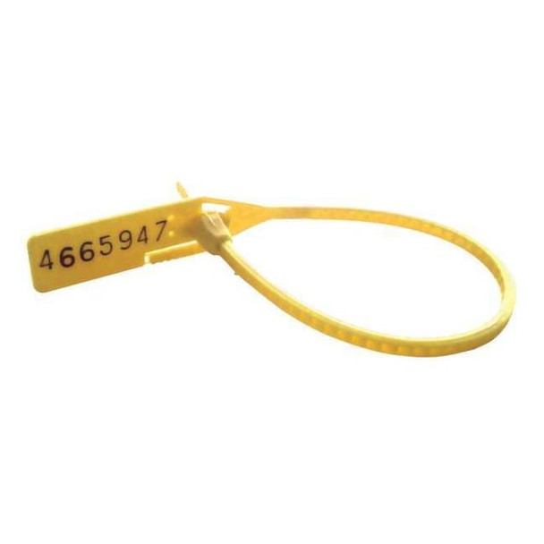 Cortech Cinch-up Locking Seal,Yellow,PK100 PCPTS867