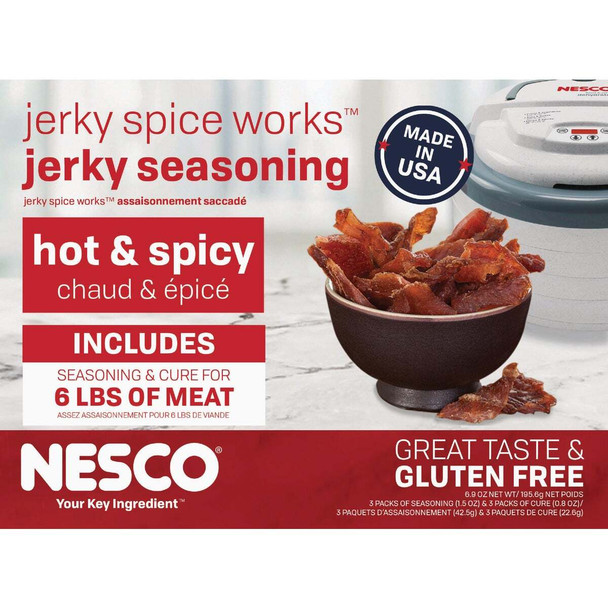 Nesco Hot & Spicy Jerky Seasoning, 6 Lb. Yield BJH-6