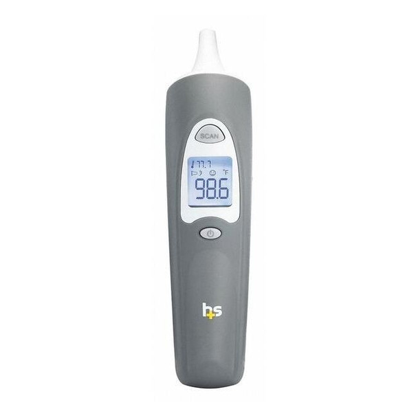 Infrared Digital Thermometer, Plastic, 6 547/5000 in L, 1.5 in W, Gray/White