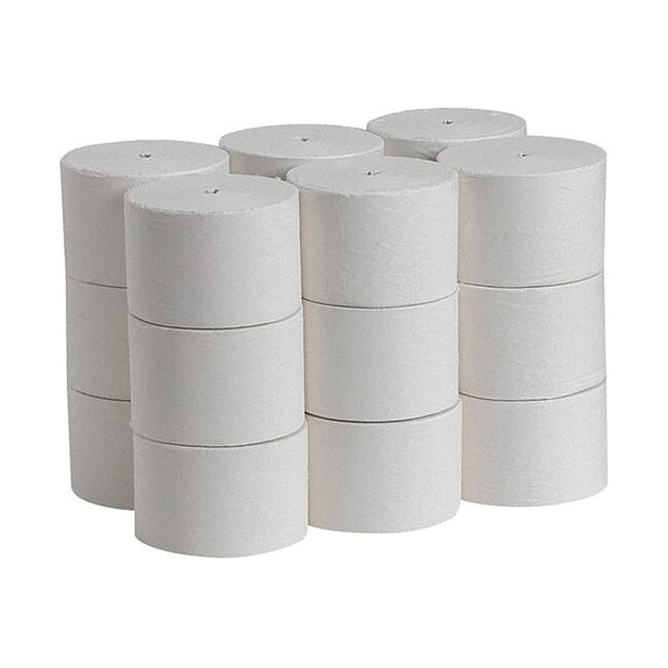 Georgia-Pacific Compact, Coreless, 1 Ply, 3000 Sheets, White, 18 PK 19374