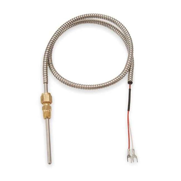 Tempco Thermocouple Probe, Spade Lugs, Type J TCP60090