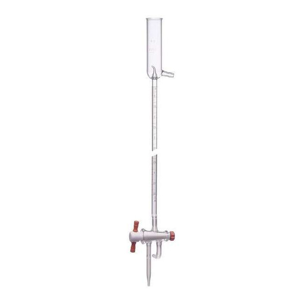 Kimble Chase Straight Bore Buret,Borosilicate Glass 17054F-25