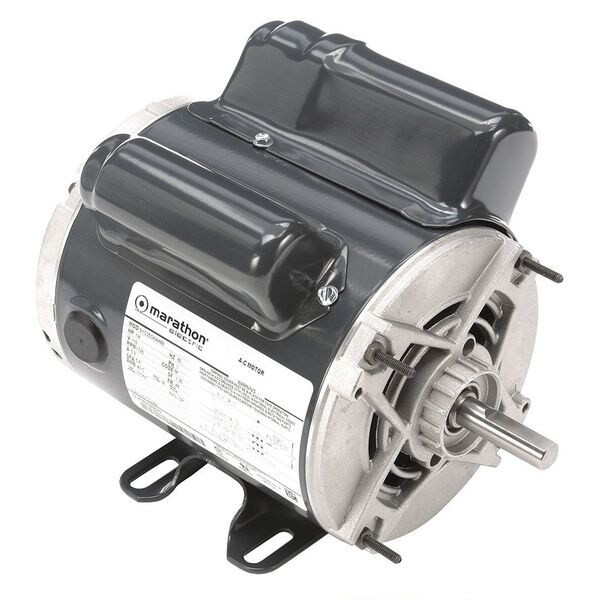 Leeson Instant Rev Motor,1/4 HP,1725 RPM,115 V 5KC35GNA488