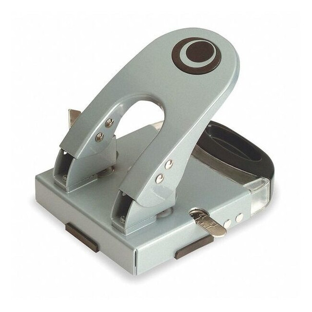 Officemate Two-Hole Paper Punch, Silver 90101