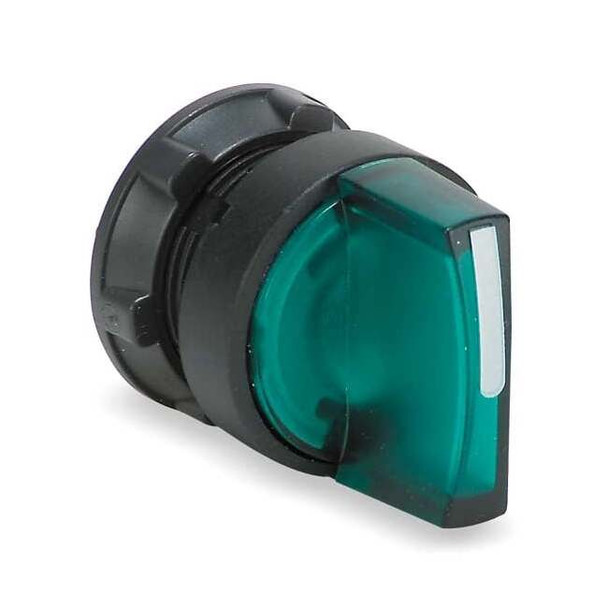 Schneider Electric ShortHandSelectSwtch,Illum,Grn,2Pos,22mm ZB5AK1233