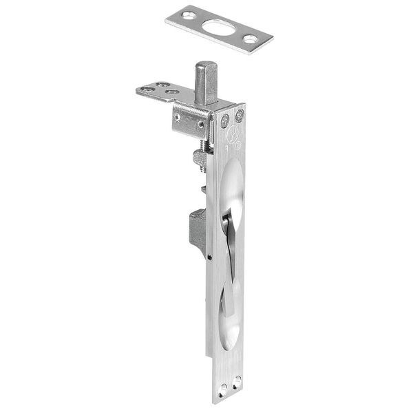 Rockwood Lever Extension Flush Bolt,Satin Chrome 557.26D