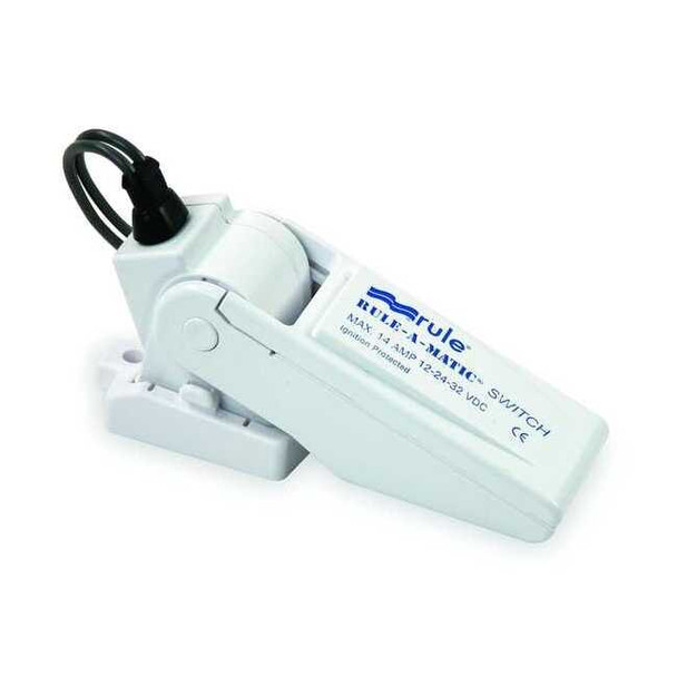 Rule Float Switch, 2 ft, ABS, 12/24V AC 35A-GRA