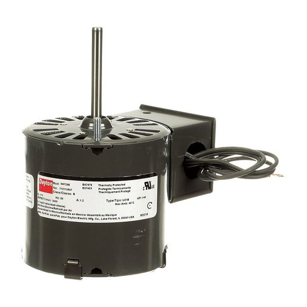Dayton HVAC Motor,1/40 HP,3000 rpm,115V,3.3 712112807M