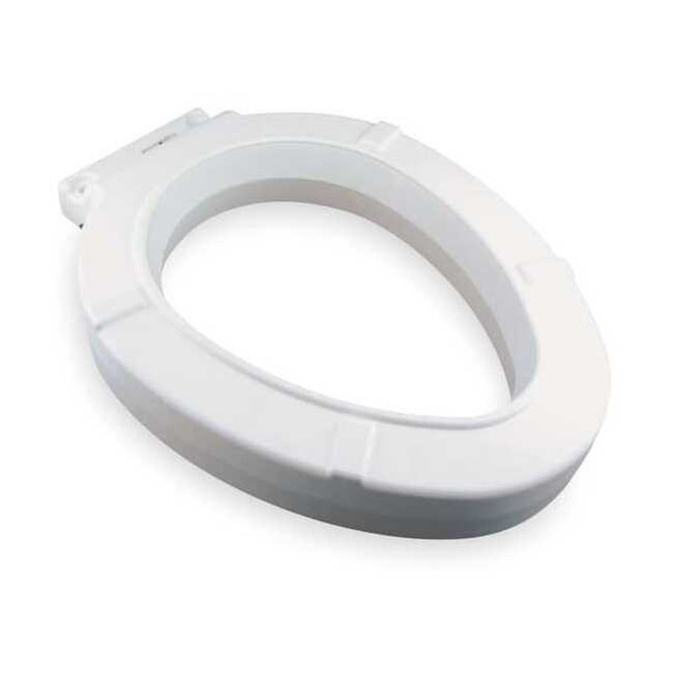 Bemis Toilet Seat Without Cover, Plastic, Elongated, White GR4LE-000