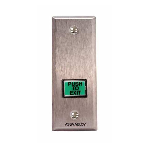 Securitron Push to Exit Button,Momentary,3A EEB3N