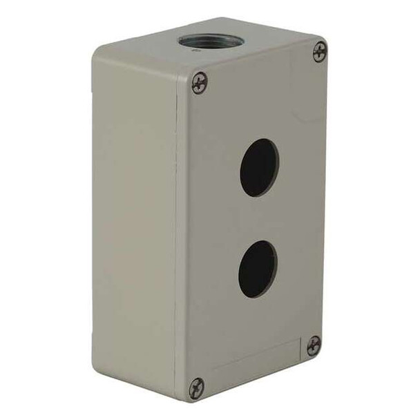 Schneider Electric PushButtonEnclosure,22mm,2Hole,DiCstZinc XAPG29502