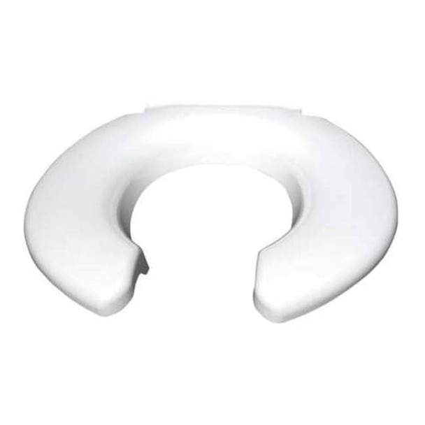 Big John Toilet Seat Without Cover, ABS, Elongated or Round, White 4W
