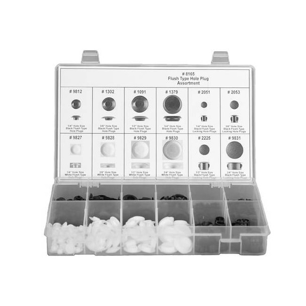 Manufacturer Varies Flush Type Hole Plug Assortment,349 Pc 8165