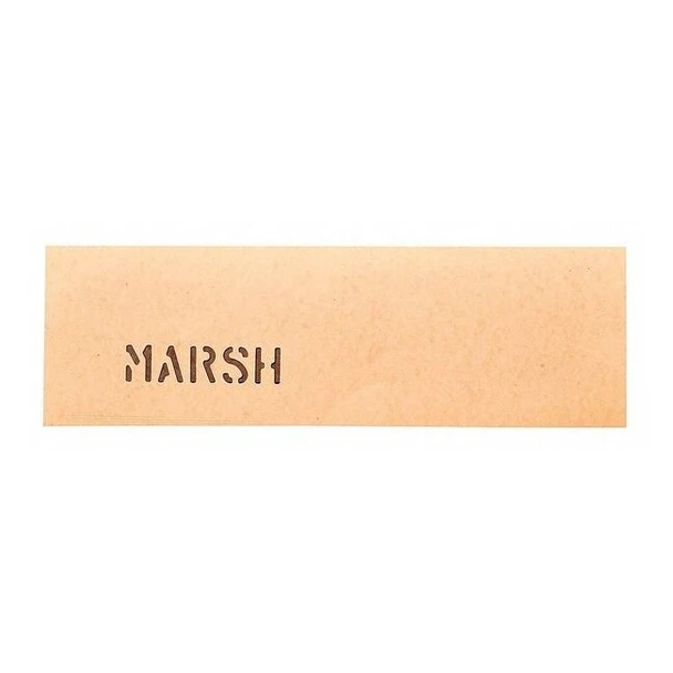 Mssc Oil Stencil Board,Yellow,7 x 24 in.,PK549 OBC15-7X24-50