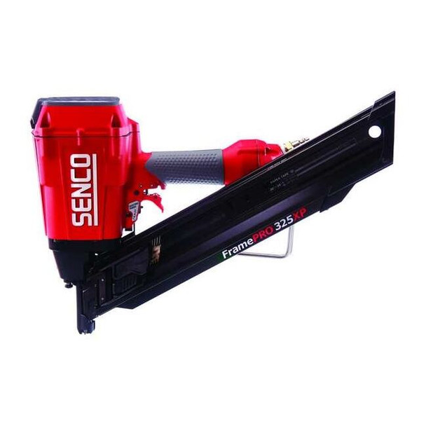 Senco Air Nail Gun, Red, 3/8 in, NPT, Aluminum FRAMEPRO 325XP