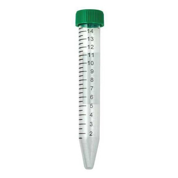 Celltreat Centrifuge Tube,Natural,15mm Dia.,PK300 229418