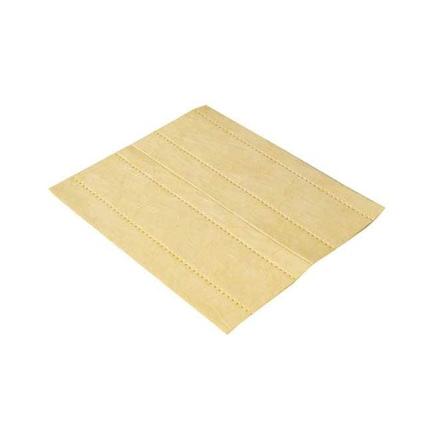 Sorbent Pad, 30 gal, 16 in x 18 in, Harsh Chemicals, Yellow, Polypropylene