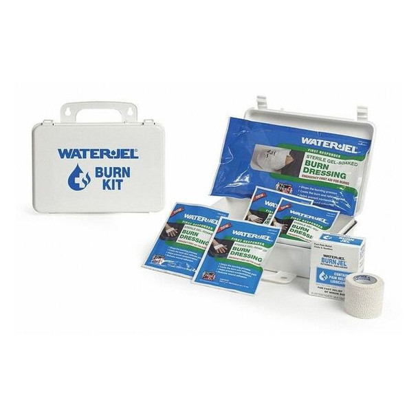 Burn Care Kit, Plastic Case, 7 Components, 1-10 People Served