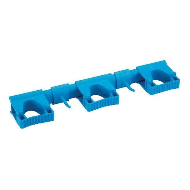 Vikan Tool Wall Bracket,16 1/2 in L,Blue 10113