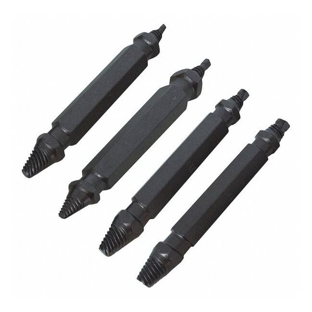 Century Drill & Tool 4 Piece Damaged Screw Remover Set 73430
