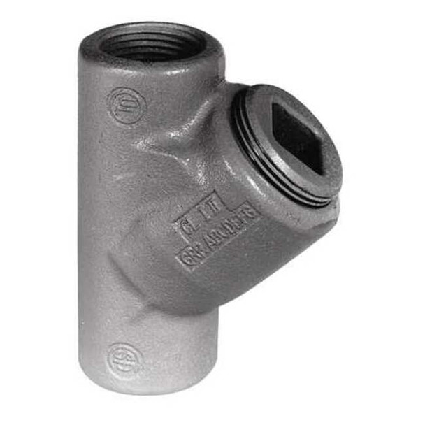 Appleton Electric IMC Sealing, 3/4 in, Threaded, Iron, Silver EYS-2