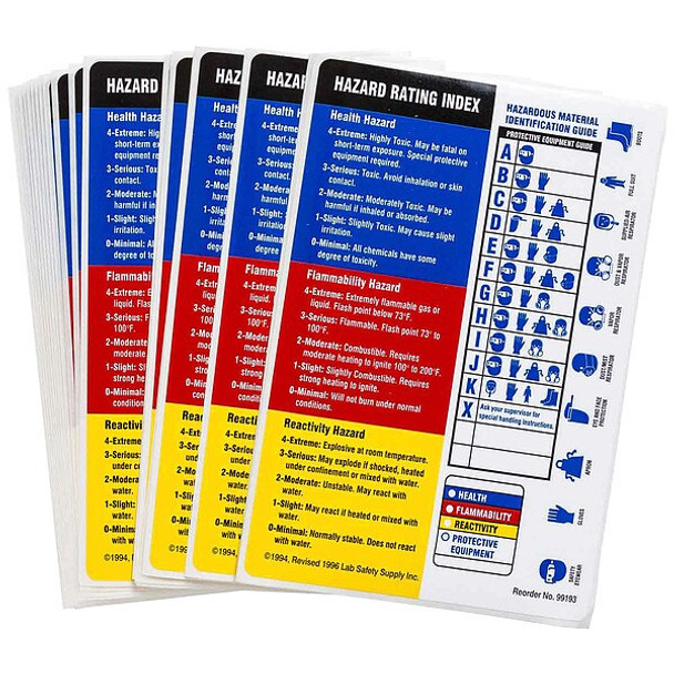 Brady Label, HMIG Reactivity, Paper, 4 in W, 5 7/8 in H 99193