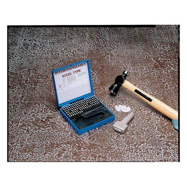 Young Bros Stamp Works Steel Type Kit, Letter/Number/Symbol Set 31129