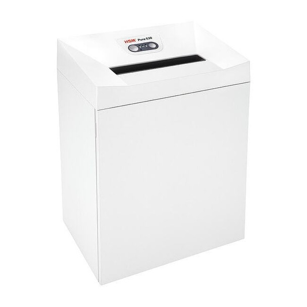 Hsm Paper Shredder, Strip-Cut, White, 21 gal. Pure 530