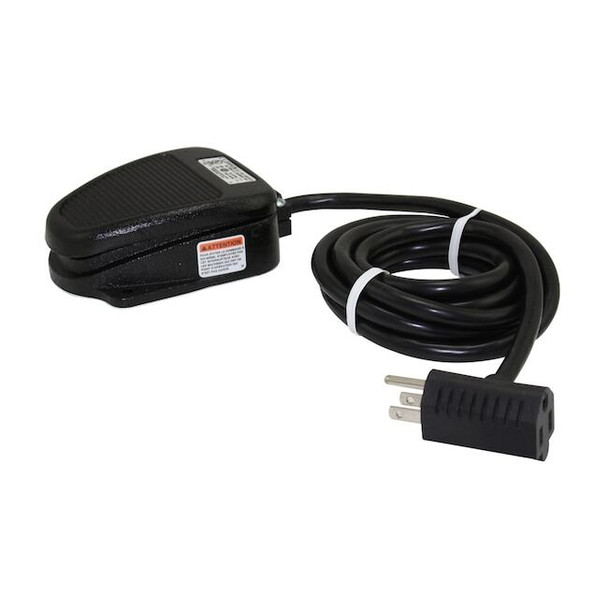 Linemaster FootSwtch,Blk,CastIron,SPST-NO,Momentary 632-SC3