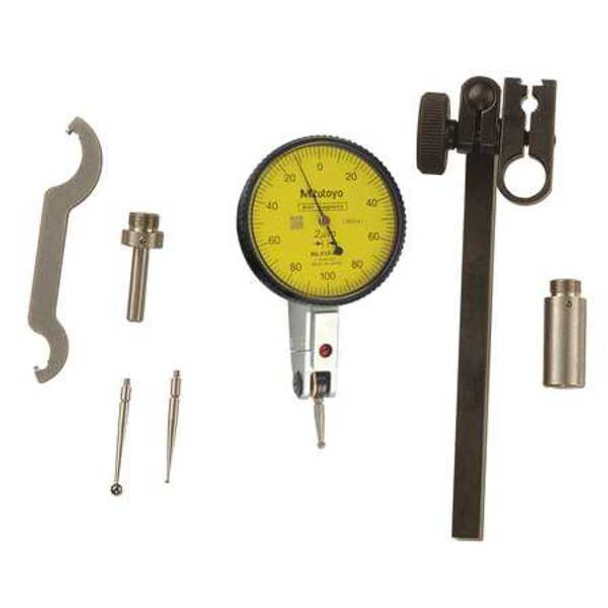 Mitutoyo Dial Test Indicator Set,Hori,0 to 0.2mm 513-405-10T