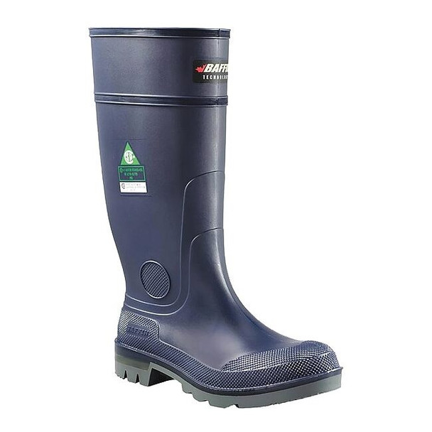 Baffin Men's Bully (TOE) Rubber Boot, Steel Toe, 15" Height, Blue, 9 96770000