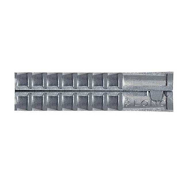 Sup-R Lag Long Lag Shield, 3/4" Dia, 3" L, Alloy Steel Plain, 25 PK