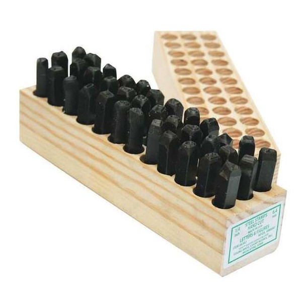 Young Bros Stamp Works Hand Stamp Kit, Letter/Number Set 08362