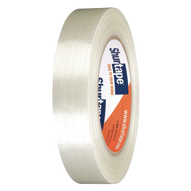 Shurtape Strapping Tape, 4.5 mil, White, PK36 GS 490