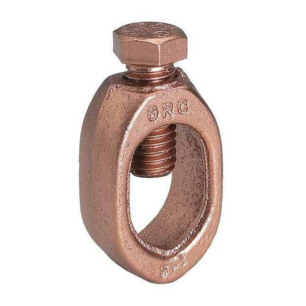 Burndy Ground Rod Clamp, 8AWG,2.47In, PK5 GRC34