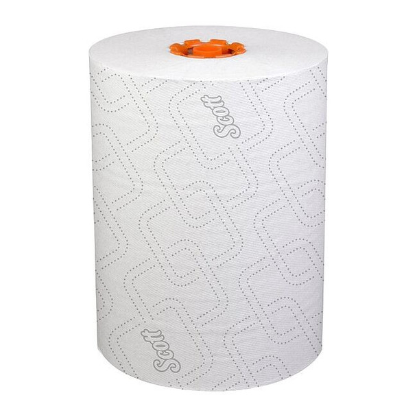Pro Slimroll Hard Roll Towels for Orange Core Dispensers, White, 580'/Roll, 6PK