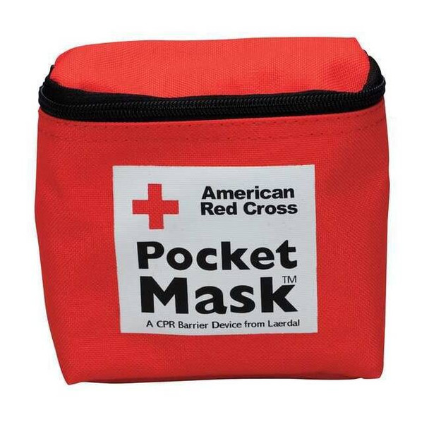First Aid Only CPR Pocket Mask,Adult,Red,4 Pieces 363015