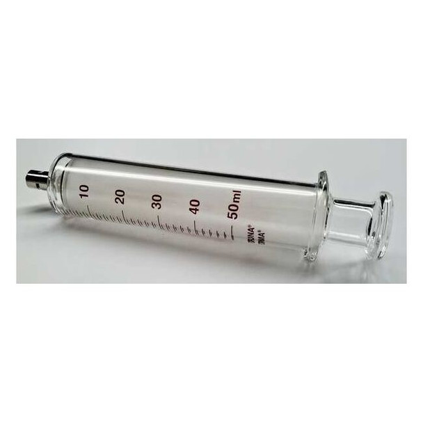 Fortuna Glass Syringe,Metal Luer Lock,50 mL 7.140-45