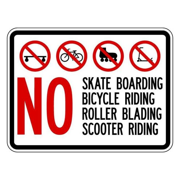 Lyle Traffic Sign,18 x 24In,R and BK/WHT, BI-023-24HA BI-023-24HA