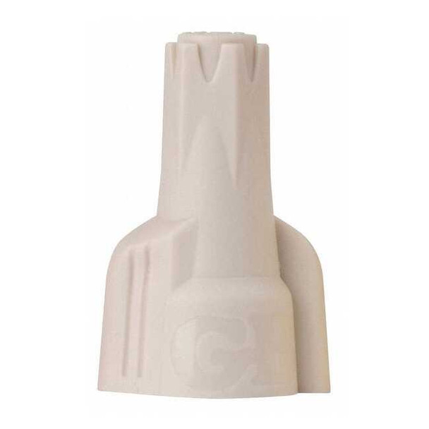 Twist-On Wire Connector, 8 AWG Max, Tan, thermoplastic Insulation, 400 PK