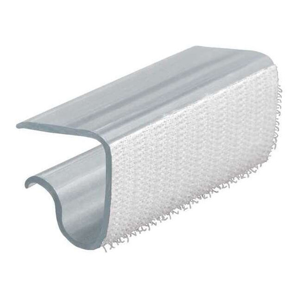 Ez Clip by Fastenation Table Skirt Clip,2 1/2 in L,Clear,PK100 EZCLIP